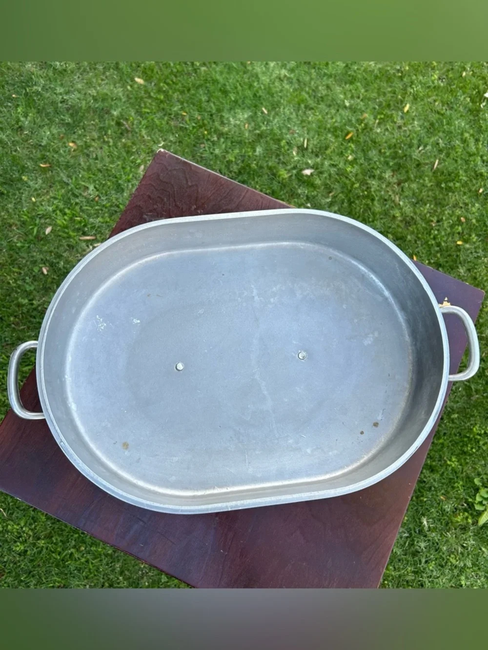 Vintage Magnalite GHC Dutch Oven Roaster w/Trivet 15.5” 13QT Aluminum USA Made